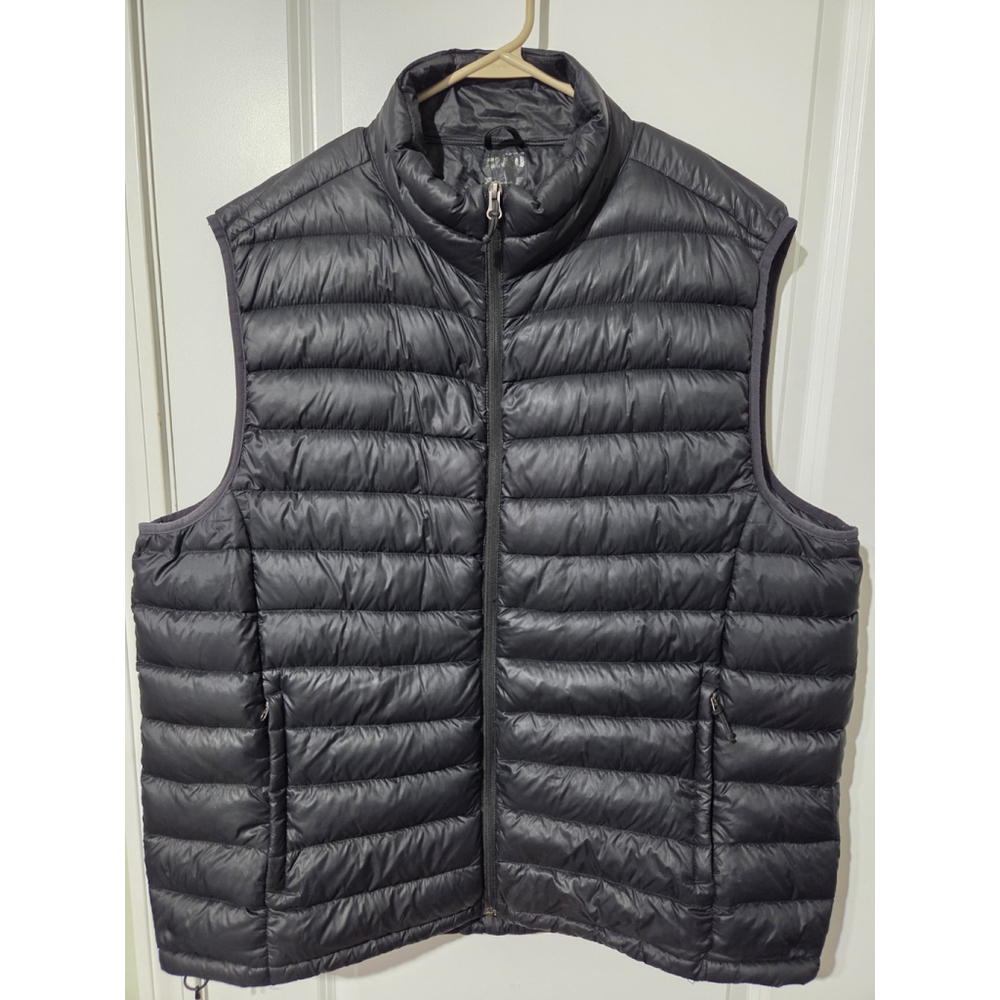 Red Head Bass Pro Shops Mens Size 2XL Black Duck Down Filled Puffer Vest Warm